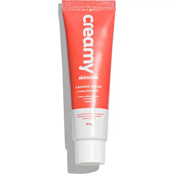 Creamy Skincare Calming Cream 40g | Acalma a Pele Sensibilizada, Alívio Rápido em Casos de Vermelhidão, Rápida Absorção