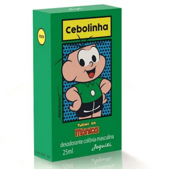 Colônia Infantil Masculino Cebolinha 25ml Perfume Refrescante Turma da Mônica