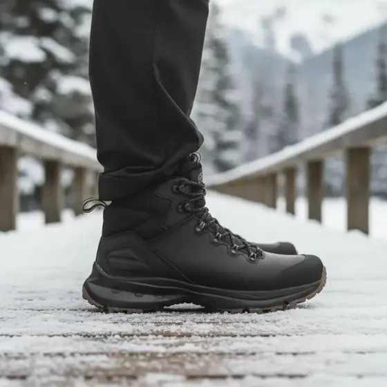 Bota Trilha Trekking Pegada Masculina Em Couro Solado Eva 150406