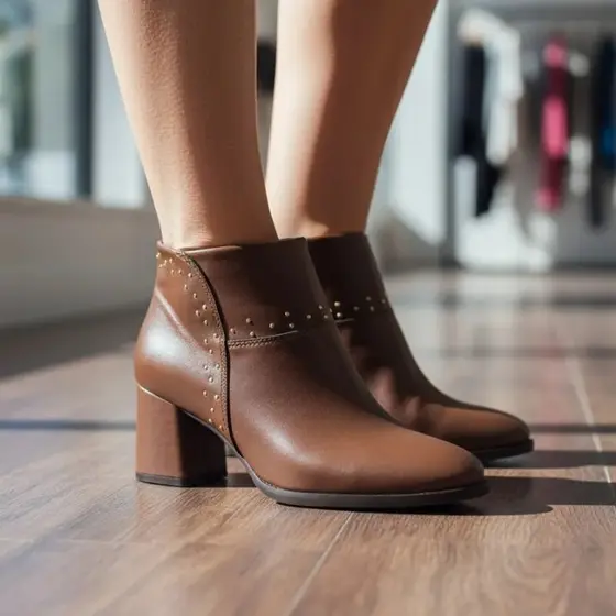 Bota Modare Feminina Ultra Conforto Salto Bloco Mulher 7078.108
