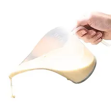 Jarra Medidora Funil Confeitaria Copo Medidor Pico Longo 1 Litro