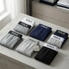 kit Masculino com 10 Boxer Adulto de Cotton