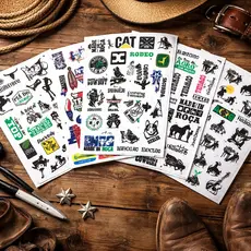 Kit 121 Adesivos Country Agro Roça Bull Rodeo Muladeiros