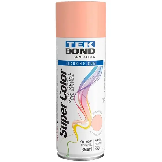Tinta Spray Tekbond Uso Geral Rosa 350ml