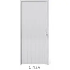 Porta Sanfonada PVC Plastilit 0,70x2,10m Cinza