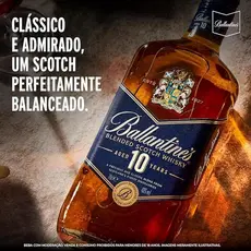 Whisky Ballantines 10 Anos 750ml