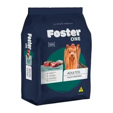 Ração Foster One Carne Arroz Raças Pequenas 10,1Kg