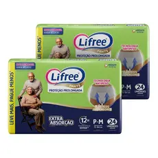 Fralda Descartável Lifree para Adulto Calça Extra Absorção