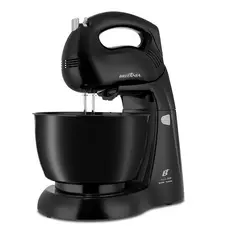 Batedeira Britânia Perola 550 PR Turbo | 4 Velocidades, 1 Tigela, 500W, Preto