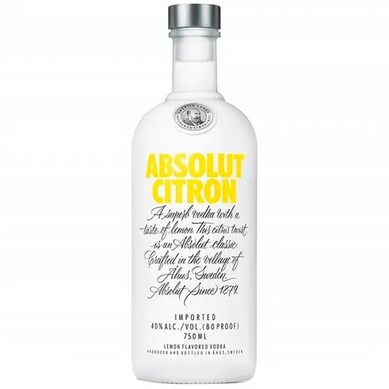 Vodka Absolut Citron 750ml