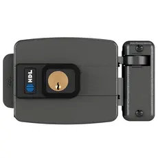 Fechadura Elétrica HDL C90 Dupla Cinza