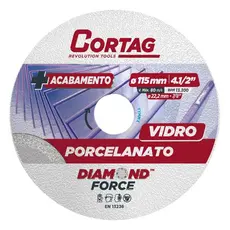 Disco Diamantado Cortag Porcelanato/Vidro 115x22,22mm
