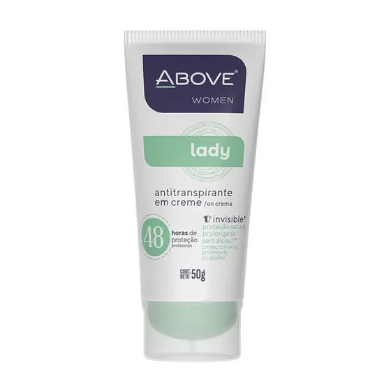Desodorante Above Creme Women Classic Lady Bisnaga 50g