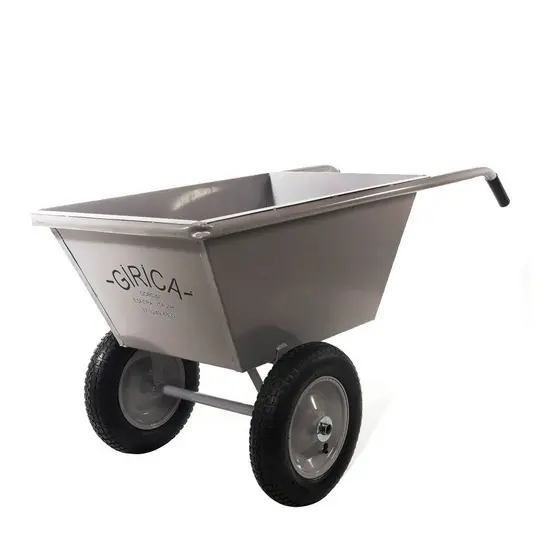 Carrinho de Mão Esfera 92L - Pneu com Câmara 3,25x8 e Caçamba Girica