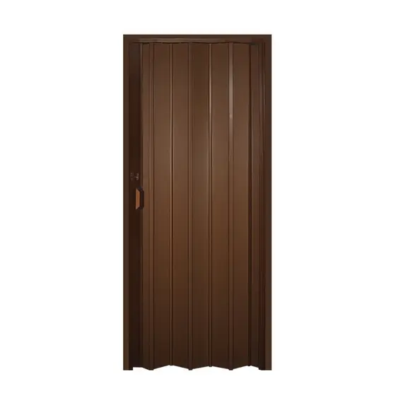 Porta Sanfonada PVC Multilit 0,84m x 2,10m Mogno