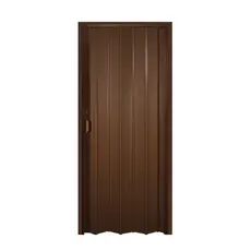 Porta Sanfonada PVC Multilit 0,84m x 2,10m Mogno