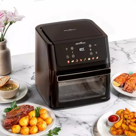Air Fryer Oven Britânia 11L 8 Funções 1800W BAF11A