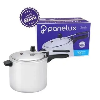Panela de Pressão Panelux  Polida - 3L, 4,5L,7L e 10L