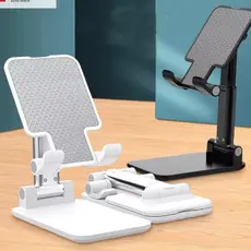 kit com 2 Suporte Para Celular e Tablet Dobrável Portátil Ajustável Apoio Mesa 002
