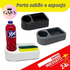Porta Sabao Detergente E Esponja.