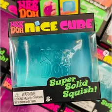 NeeDoh Nice Cube Super Solid Squish Pink Stress Toy Novo Na Caixa Brinquedo Mole