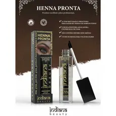Henna Sobrancelha Natural Pronta para Uso | Cobre Falhas | Alta Fixação | Indiana Beauty