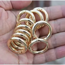 20 Argolas Articulada Mosquetão Premium Para Bolsas , Chaveiros e Artesanato em Geral