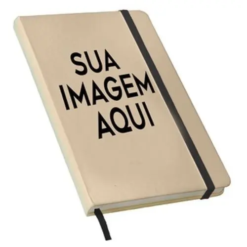 Promoção Caderneta tipo Moleskine 21x14 PERSONALIZADO
