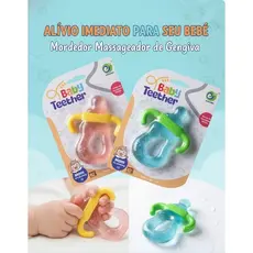 Mordedor Massageador Gengiva Macio Com Água Mamadeira Envio Imediato