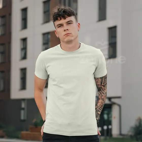 Camiseta Masculina 100% Algodão Zanone Malhas 30.1 Qualidade Premium Confortável Casual