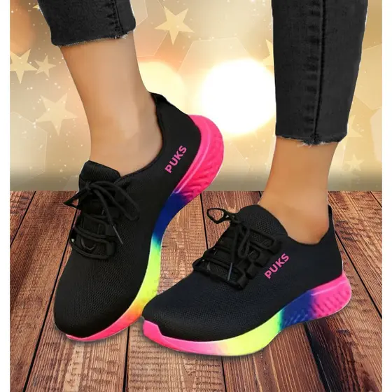 Tênis Feminino Casual Despojado Esportivo Tay day Confotável leve Fashion