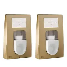 Kit 2 Difusor Aromatizador De Ambiente Elétrico (Porcelana) Original Bivolt - Essencia Via Aroma