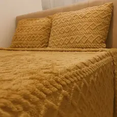Cobertor Manta Cobre Leito Colcha Aconchego Premium 3 peças casal QUEEN 2,40x2,60 com fronhas Queem