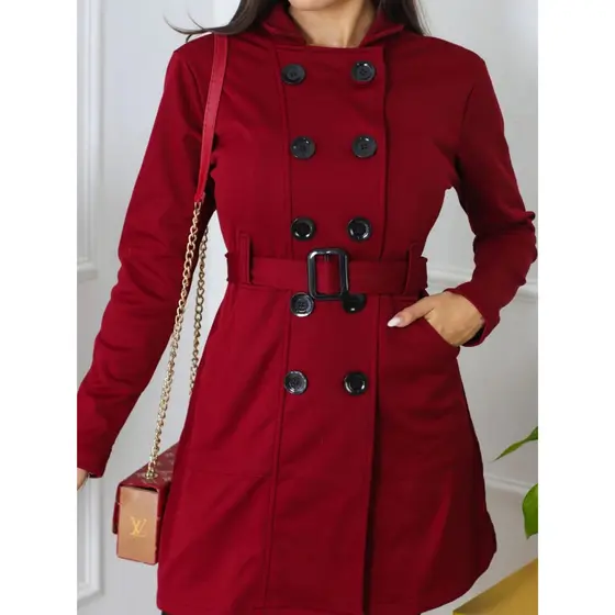 Casaco Sobretudo Feminino Moleton (Flanelado por dentro), Casaco Moletom Sobretudo Feminino Inverno, Sobretudo Feminino