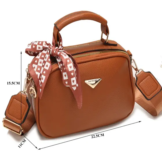 Bolsa Feminina Alça De Gorssa Transversal  com laco la338