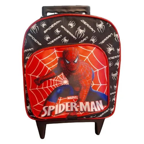 Mochila escolar infantil de Rodinhas Pequena Infantil Escolar Spider Menino. Promoção Voltas as Aulas  - Envio Imediato