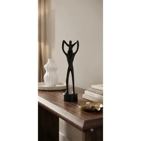 Estátua Pai E Filho Decorativa  - Decoração, presente, suvenir.