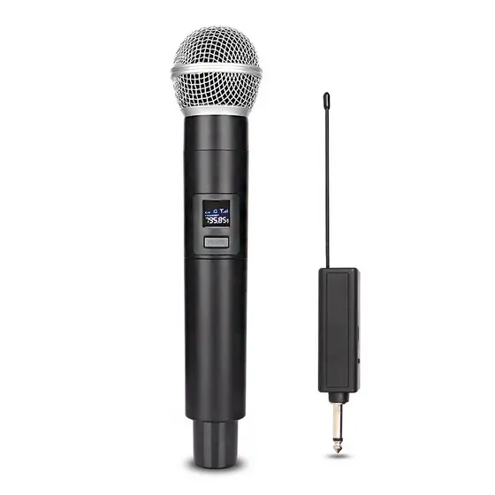 Microfone Profissional Sem Fio Wireless  Kapbom KA-M91