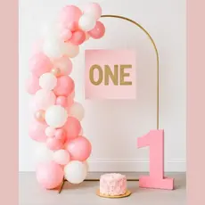 Arco Romano Para Festa Decoração De Festa Aniversário e Eventos 2x1m Dourado