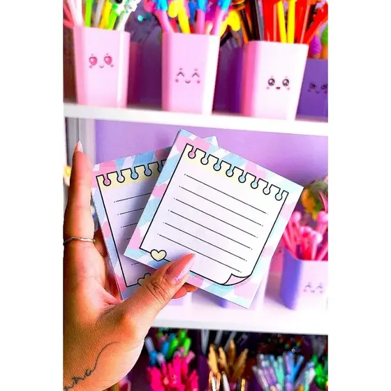 Bloco de Notas Fofo