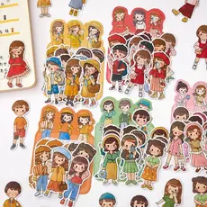 Adesivos Meninas Kawaii