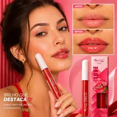 Gloss labial volume chilli Max love efeito Pimenta Gloss de Pimenta Gloss que Aumenta a boca