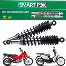 Amortecedor Crom C/ Regulagem Biz 100 125 Pop 100 110 Jet150