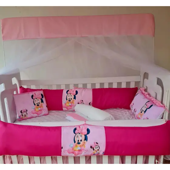 Kit Berço Minnie pink