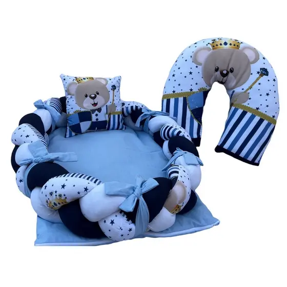 Kit Ninho + Almofada de Amamentar Urso Guerreiro
