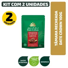 Kit Tâmara Recheada Date Crown 100G - 2 Unidades OFF VITAO