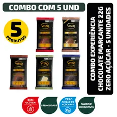 Combo Experiência Chocolate Marcante 22g Zero - 5 unidades
