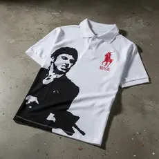 Camisa Polo Club Feita em Piquet Manga Curta