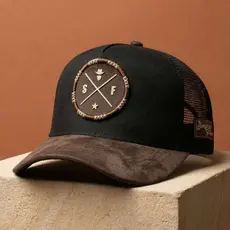 Boné Simprão Farm Trucker Masculino Feminino Country Agro Aba Curva Telinha Ajustável Premium