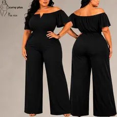 Macacão Feminino Longo Macacão Plus Size Feminino Longo Macacão Elegante Plus Size Macacão Virgínia Plus Size Macacao